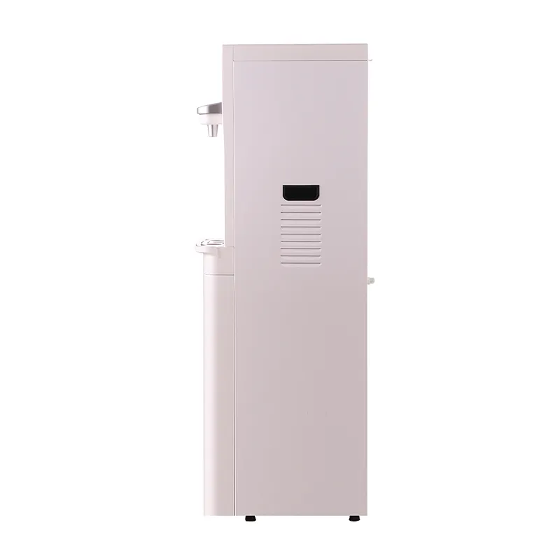 It delivers hot, cold, and ambient water with minimalist grace